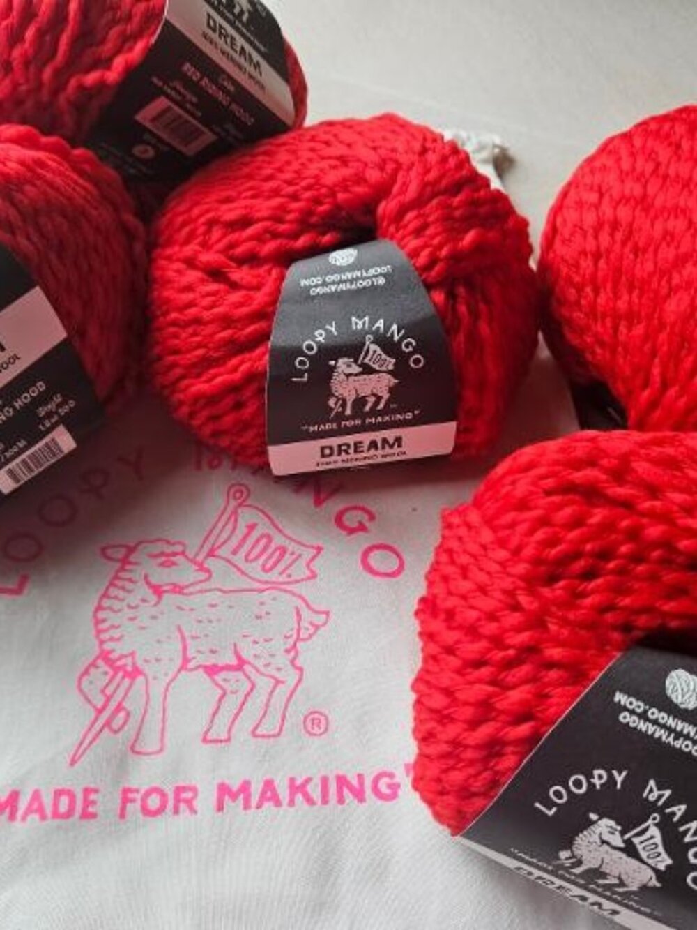 Loopy Mango DREAM Yarn 5 Balls